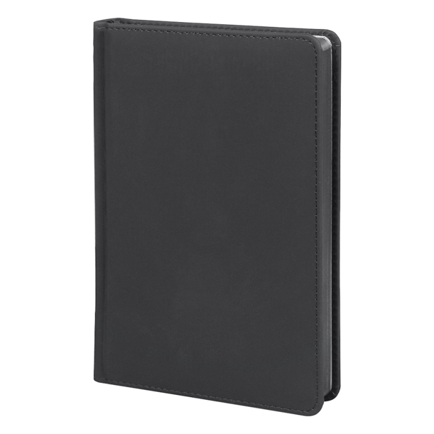 Ежедневник полудатированный Classic Soft А5, серый, в твердой обложке с поролоном (Изображение 1)