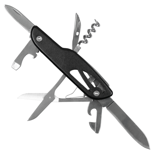 Нож складной многофункциональный  Tools Driver, 7 в 1, черный (Изображение 1)