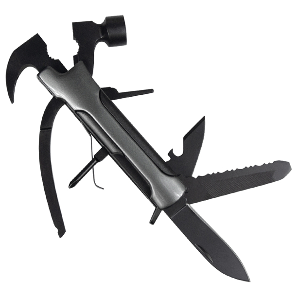 Мультитул Tools Hummer, черный,  в подарочной коробке (Изображение 1)