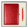 Набор подарочный Solution Duo (ежедневник City Nebraska, ручка Legend Soft Touch Mirror Gold), красный (Изображение 1)