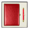 Набор подарочный Solution Duo (ежедневник City Nebraska, ручка Legend Soft Touch Mirror Gold), красный (Изображение 1)