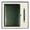 Набор подарочный Solution Duo (ежедневник City Nebraska, ручка Legend Soft Touch Mirror Gold), зеленый (Изображение 1)