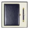 Набор подарочный Solution Duo (ежедневник City Nebraska, ручка Legend Soft Touch Mirror Gold), темно-синий (Изображение 1)