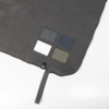 Плед дорожный флисовый Comfort Travel Blanket Warm, темно-серый, размер 152*127 см (Изображение 4)