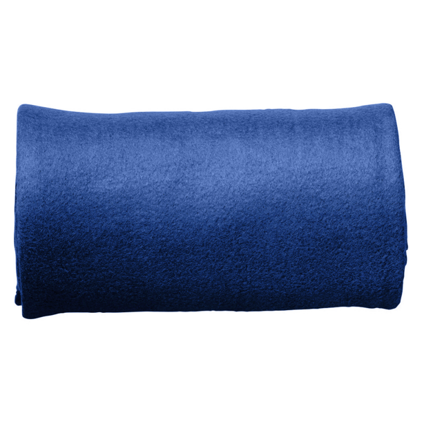 Плед дорожный флисовый Comfort Travel Blanket Warm, синий, размер 152*127 см (Изображение 2)