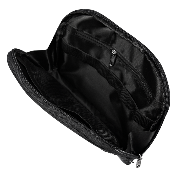 Косметичка дорожная Comfort Travel Сity Travel, черная, размер 21*17*3 см (Изображение 5)