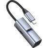 USB-хаб 3 в 1 USB-C - USB-A3.0 + USB-C PD100Вт + HDMI, серый, Deppa (Изображение 2)