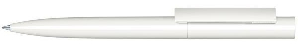 Шариковая ручка Senator с поворотным механизмом "Headliner Polished  Basic" (белый/белый) (Изображение 1)