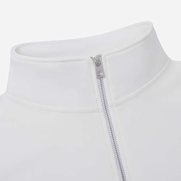 Толстовка на молнии унисекс Флоу (Flow), белая, размер 5XL/6XL (Изображение 6)