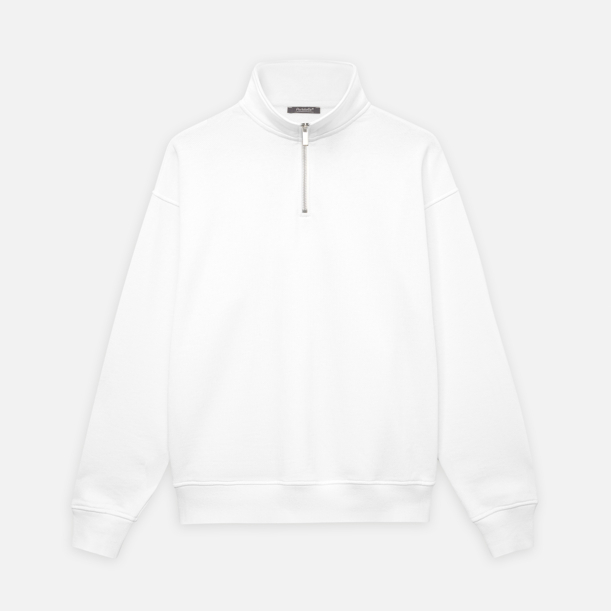 Толстовка на молнии унисекс Флоу (Flow), белая, размер 5XL/6XL (Изображение 8)