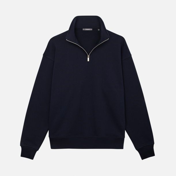 Толстовка на молнии унисекс Флоу (Flow), темно-синяя, размер 5XL/6XL (Изображение 9)