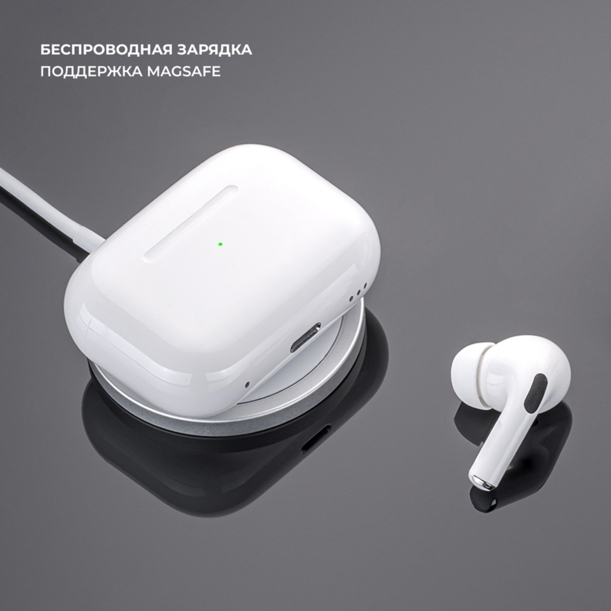 Беспроводные наушники с микрофоном Air Pro 2 ANC, TWS, BT 5.3, 300 мАч, ANC, QI, белый, Deppa (Изображение 5)