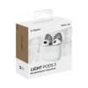 Беспроводные наушники с микрофоном Light Pods 3 , TWS, BT 5.4, 300 мАч, белый, Deppa (Изображение 4)