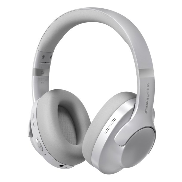 Беспроводные накладные наушники Stereo Ultra ANC, BT 5.4, ANC/ENC, 500мАч (серебристый)  (Изображение 2)