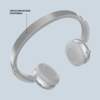 Беспроводные накладные наушники Stereo Light, BT 5.4, 300 мАч (серебристый)  (Изображение 6)