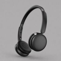 Беспроводные накладные наушники Stereo Light, BT 5.4, 300 мАч (черный) 