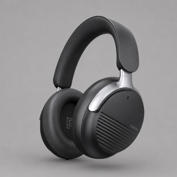 Беспроводные накладные наушники Stereo Vibe, BT 5.4, 400 мАч, черный, Deppa (Изображение 1)