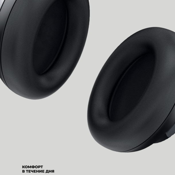 Беспроводные накладные наушники Stereo Vibe, BT 5.4, 400 мАч, черный, Deppa (Изображение 4)