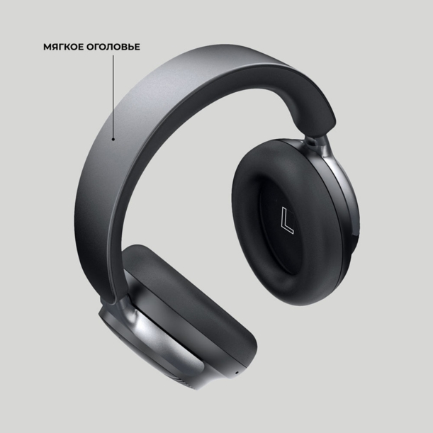 Беспроводные накладные наушники Stereo Vibe, BT 5.4, 400 мАч, черный, Deppa (Изображение 6)