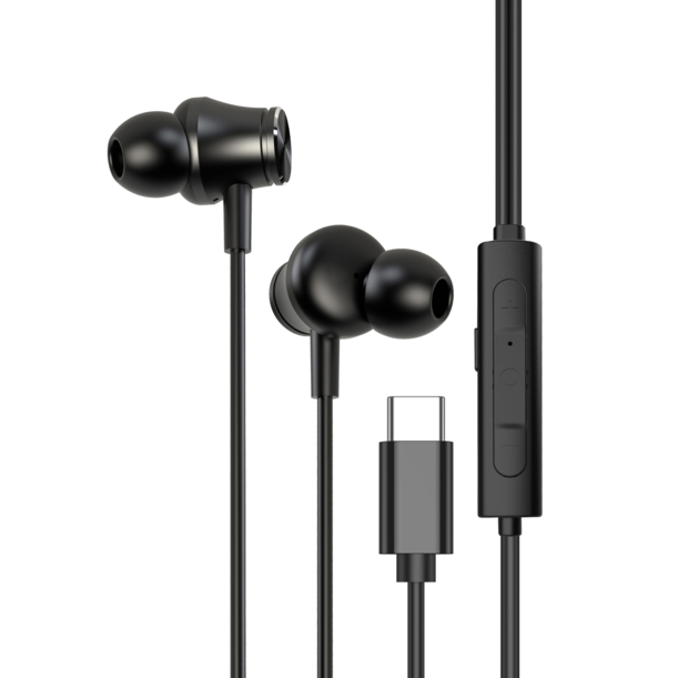 Стереогарнитура Stereo Aura ANC, USB-C, черный, Deppa (Изображение 2)