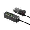 АЗУ 1 USB + 3 USB для пассажиров, QC 3.0, 7А, алюминий, графит, Deppa (Изображение 2)