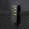 АЗУ 1 USB + 3 USB для пассажиров, QC 3.0, 7А, алюминий, графит, Deppa (Изображение 3)