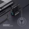 Зарядная станция 3xUSB Type-C, 2xUSB, PD, QC, 140Вт, черный, Deppa (Изображение 5)