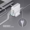 Зарядная станция 4xUSB Type-C, 2xUSB, PD, QC, 160Вт, белый, Deppa (Изображение 5)