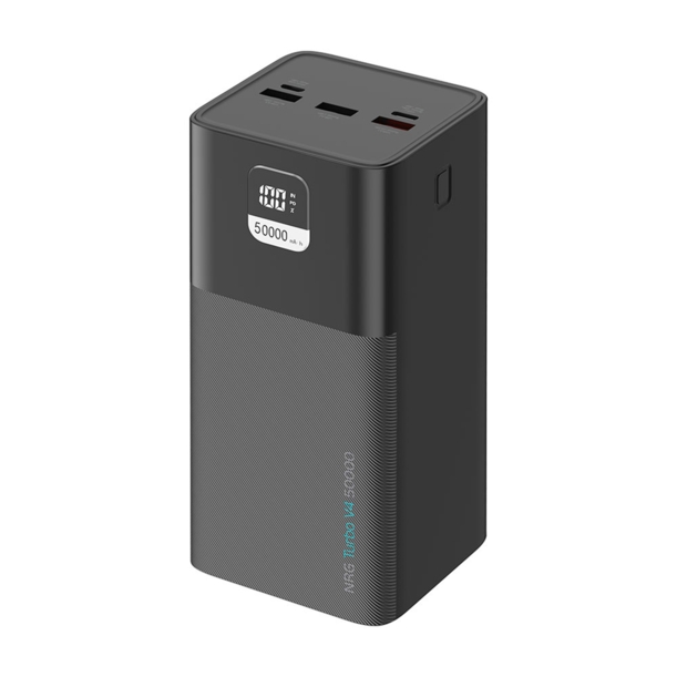 Внешний АКБ NRG Turbo V4 50000 мА-ч, дисплей (черный) 50000 mAh (Изображение 3)