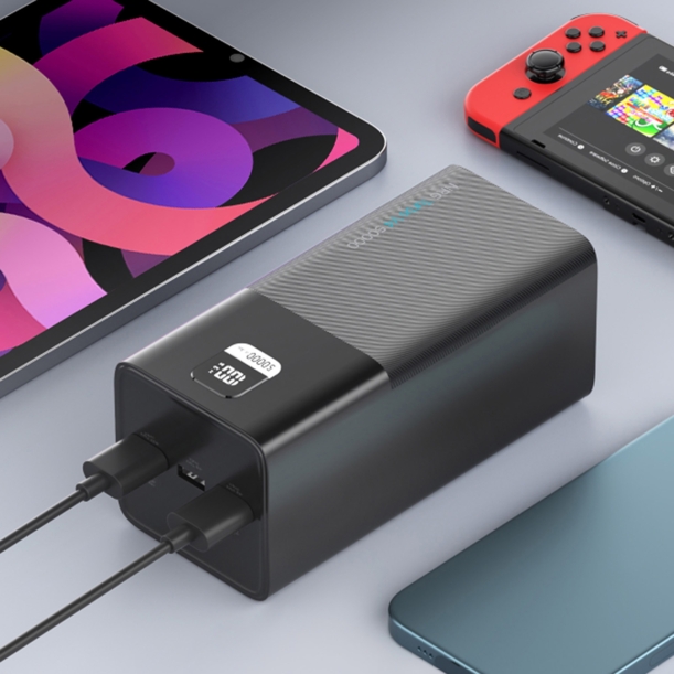 Внешний АКБ NRG Turbo V4 50000 мА-ч, дисплей (черный) 50000 mAh (Изображение 9)