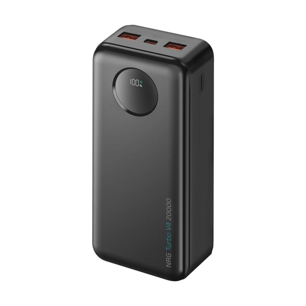 Внешний АКБ NRG Turbo V4 20000 мА-ч, дисплей (черный) 20000 mAh (Изображение 2)
