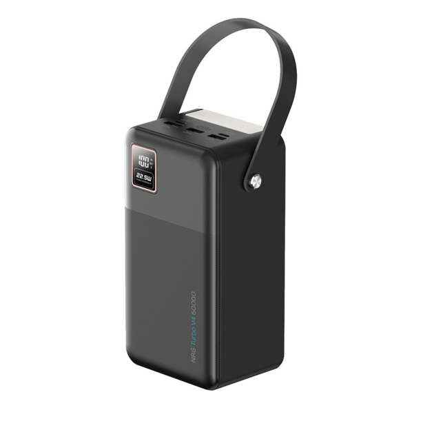 Внешний АКБ NRG Turbo V4 60000 мА-ч, дисплей (черный) 60000 mAh (Изображение 10)