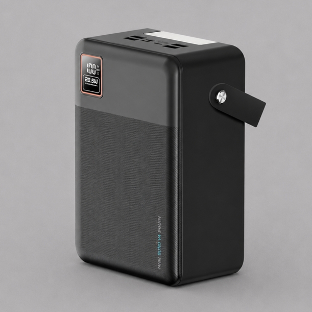 Внешний АКБ NRG Turbo V4 80000 мА-ч, дисплей (черный) 80000 mAh (Изображение 1)