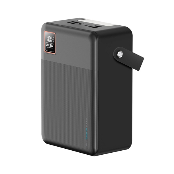 Внешний АКБ NRG Turbo V4 80000 мА-ч, дисплей (черный) 80000 mAh (Изображение 2)