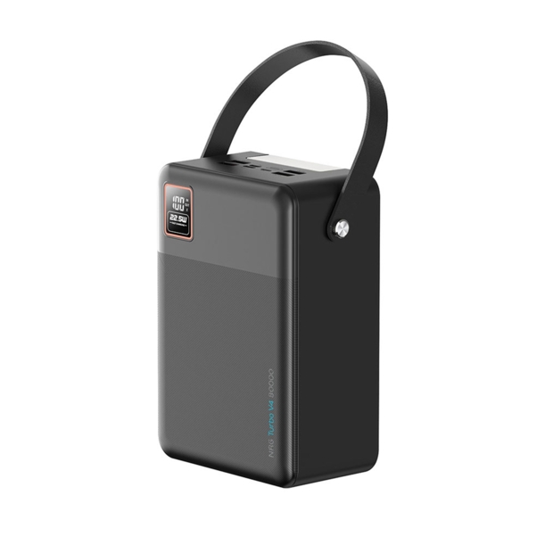 Внешний АКБ NRG Turbo V4 80000 мА-ч, дисплей (черный) 80000 mAh (Изображение 10)