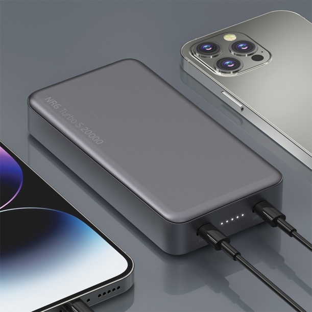 Внешний АКБ NRG Turbo S 20000 mAh, 20Вт (графит) 20000 mAh (Изображение 4)