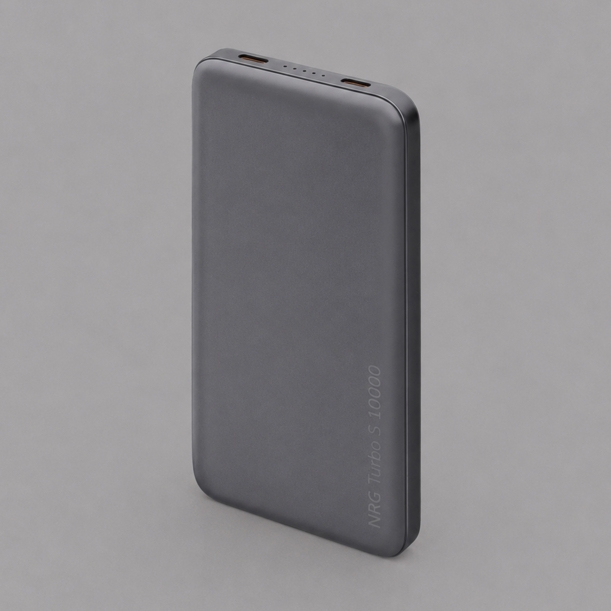 Внешний АКБ NRG Turbo S 10000 mAh, 20Вт (графит) 10000 mAh (Изображение 1)