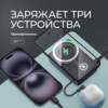 Внешний АКБ NRG MageSafe QI2 10000 мА-ч, 15Вт QI, серый, Deppa (Изображение 3)