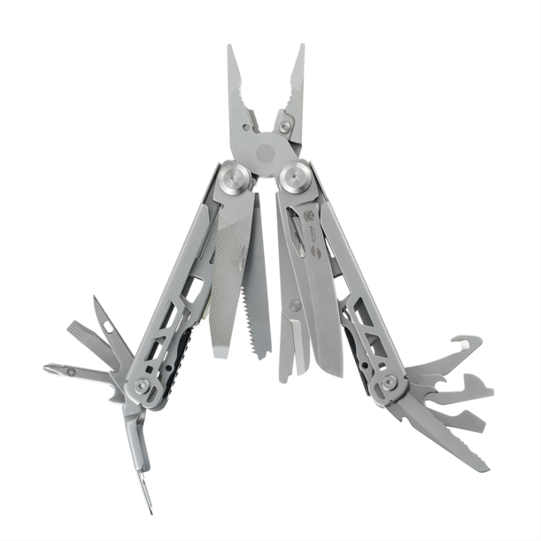 Мультитул Stinger, 110 х 22 мм, 22 функции, сталь, серебристый, в картонной коробке, в комплекте нейлоновый чехол (Изображение 2)