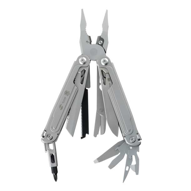 Мультитул Stinger, 113 х 22 мм, 21 функция, сталь, серебристый, в картонной коробке, в комплекте нейлоновый чехол (Изображение 2)
