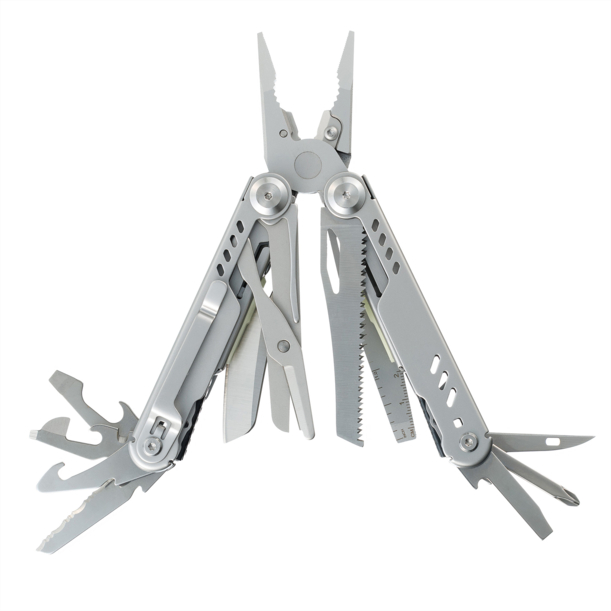 Мультитул Stinger, 110 х 27 мм, 21 функция, сталь, серебристый, в картонной коробке, в комплекте нейлоновый чехол (Изображение 3)