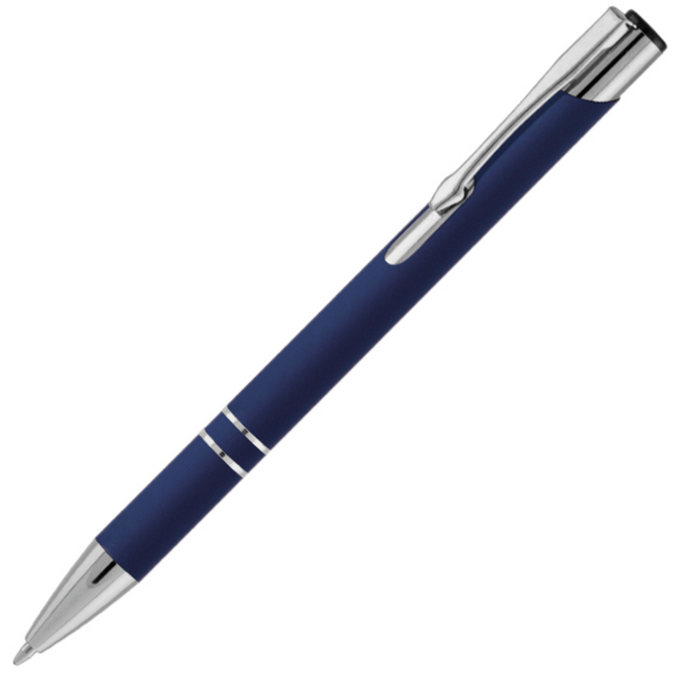 Ручка шариковая Legend Soft Touch Requis, темно-синяя (Изображение 1)