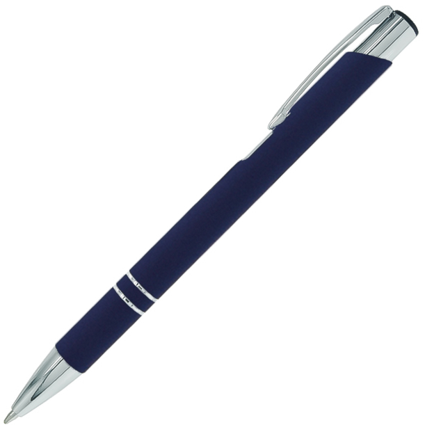 Ручка шариковая Legend Soft Touch Requis, темно-синяя (Изображение 2)
