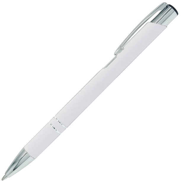 Ручка шариковая Legend Soft Touch Requis , белая (Изображение 2)