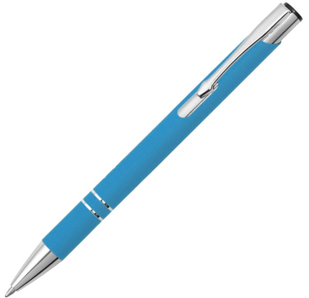 Ручка шариковая Legend Soft Touch Requis, голубой (Изображение 1)
