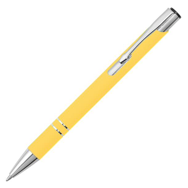 Ручка шариковая Legend Soft Touch Requis, желтая (Изображение 2)
