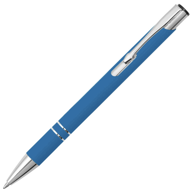 Ручка шариковая Legend Soft Touch, синяя 2383 С (Изображение 2)