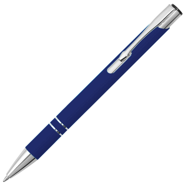 Ручка шариковая Legend Soft Touch, темно-синяя 281 С (Изображение 2)