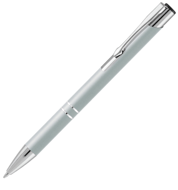 Ручка шариковая Legend Soft Touch Requis, серебристая (Изображение 1)