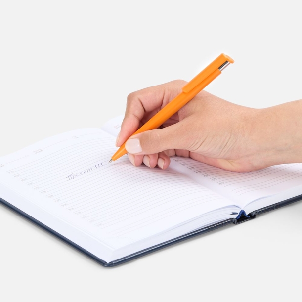 Ручка шариковая Tippo, оранжевая (Изображение 6)